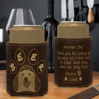 Funny Beer Lovin Dog Dad Photo Personalised Gift Set
