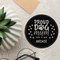 Proud Dog Mum to… Photo Tumbler Cup and Coaster Personalised Gift Set