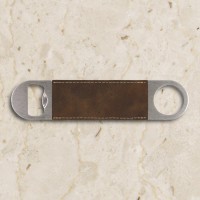 Best Dad Ever, You Are Simply the Best Rustic Brown Gold Leatherette Bottle Opener