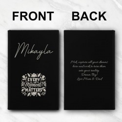 Every Moment Matters Notebook (Black/Silver)
