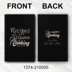 Cooking Master Recipe Book (Black/Silver)