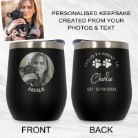 Paws and Pour Personalised Dog Mum Stainless Steel Tumbler