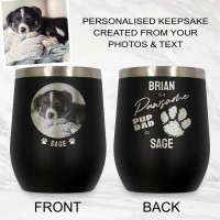 Playful Paws Personalised New Puppy Stainless Steel Tumbler